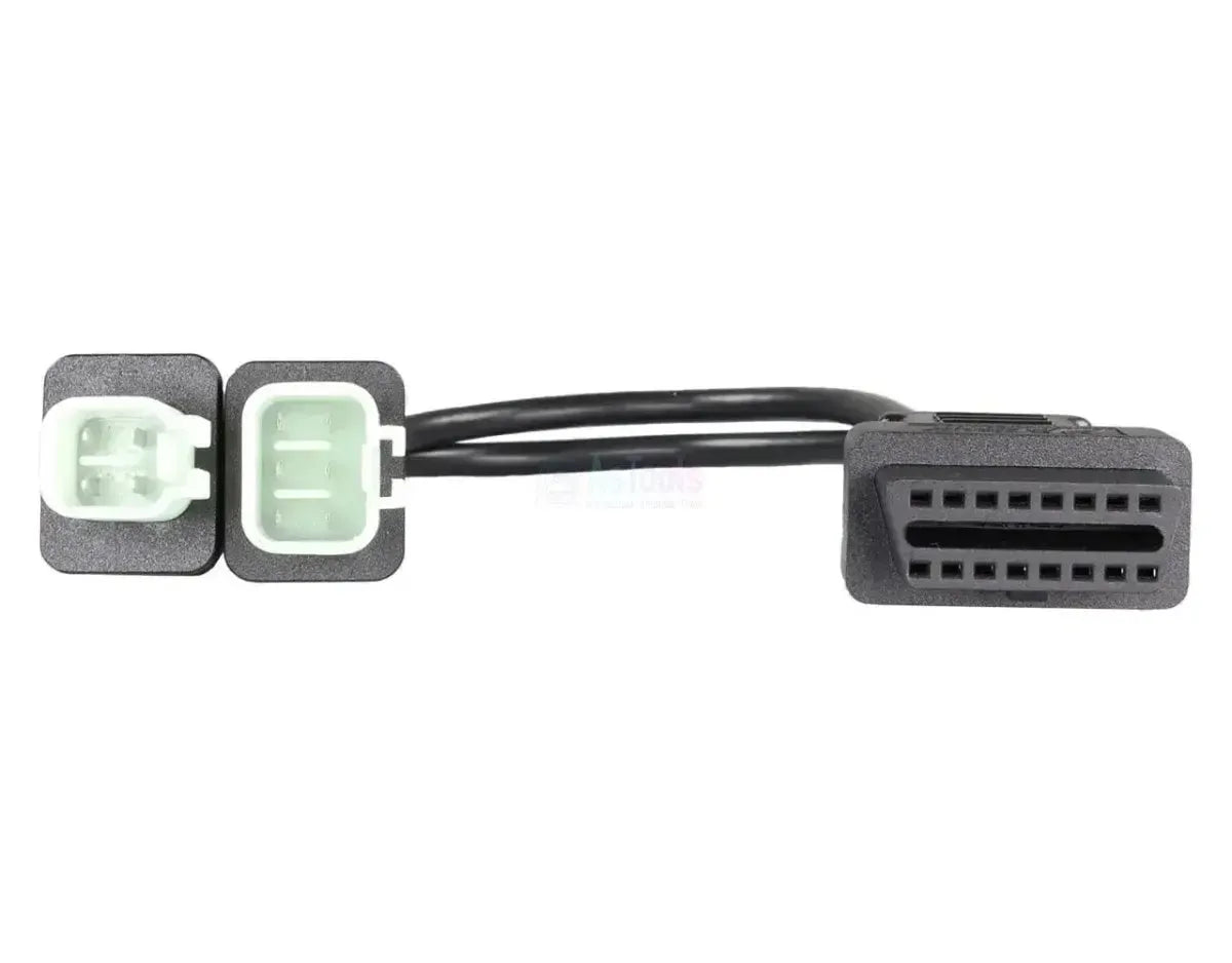 OBDSTAR (M005) | Kawasaki 4+6-polige OBD – 16-poliges OBD2 Adapterkabel | Motorrad