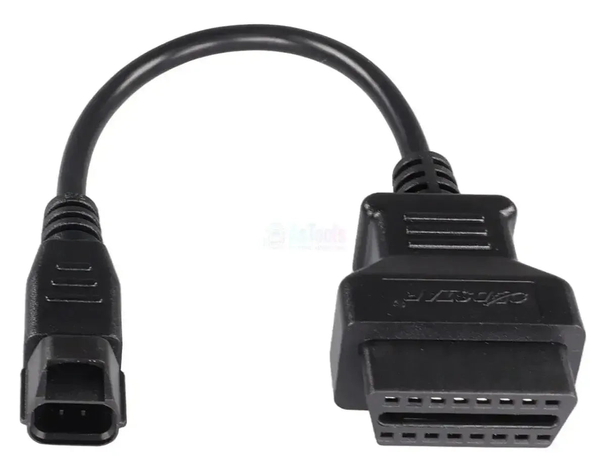 OBDSTAR (M027) | Kymco/Kawasaki 3-poliges OBD – 16-poliges OBD2 Adapterkabel | Motorrad