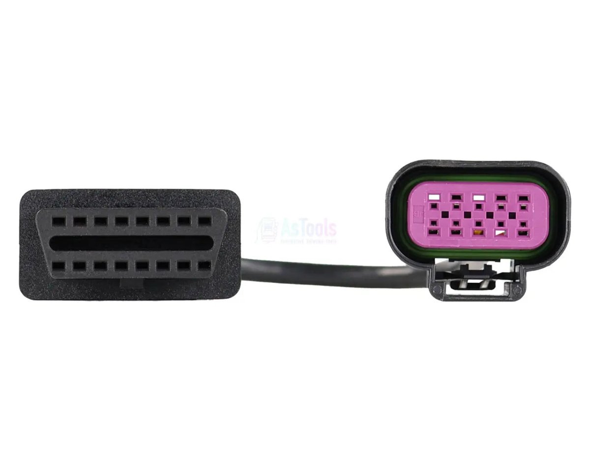 OBDSTAR Mercury 10 Pins OBD - 16 Pins OBD2 Verloopkabel Motorboot