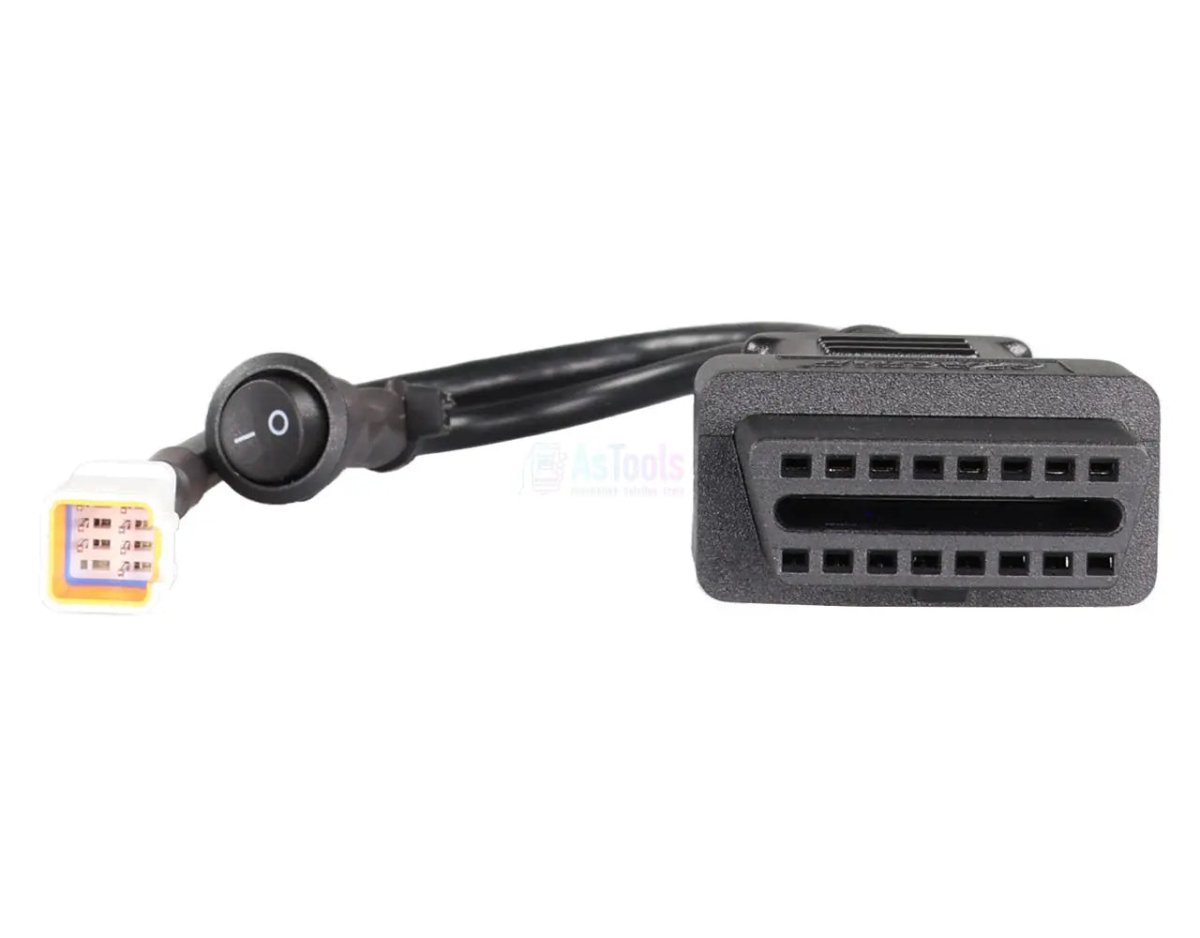 OBDSTAR Moto Morini 8 Pins OBD - 16 Pins OBD2 Verloopkabel Motorfiets