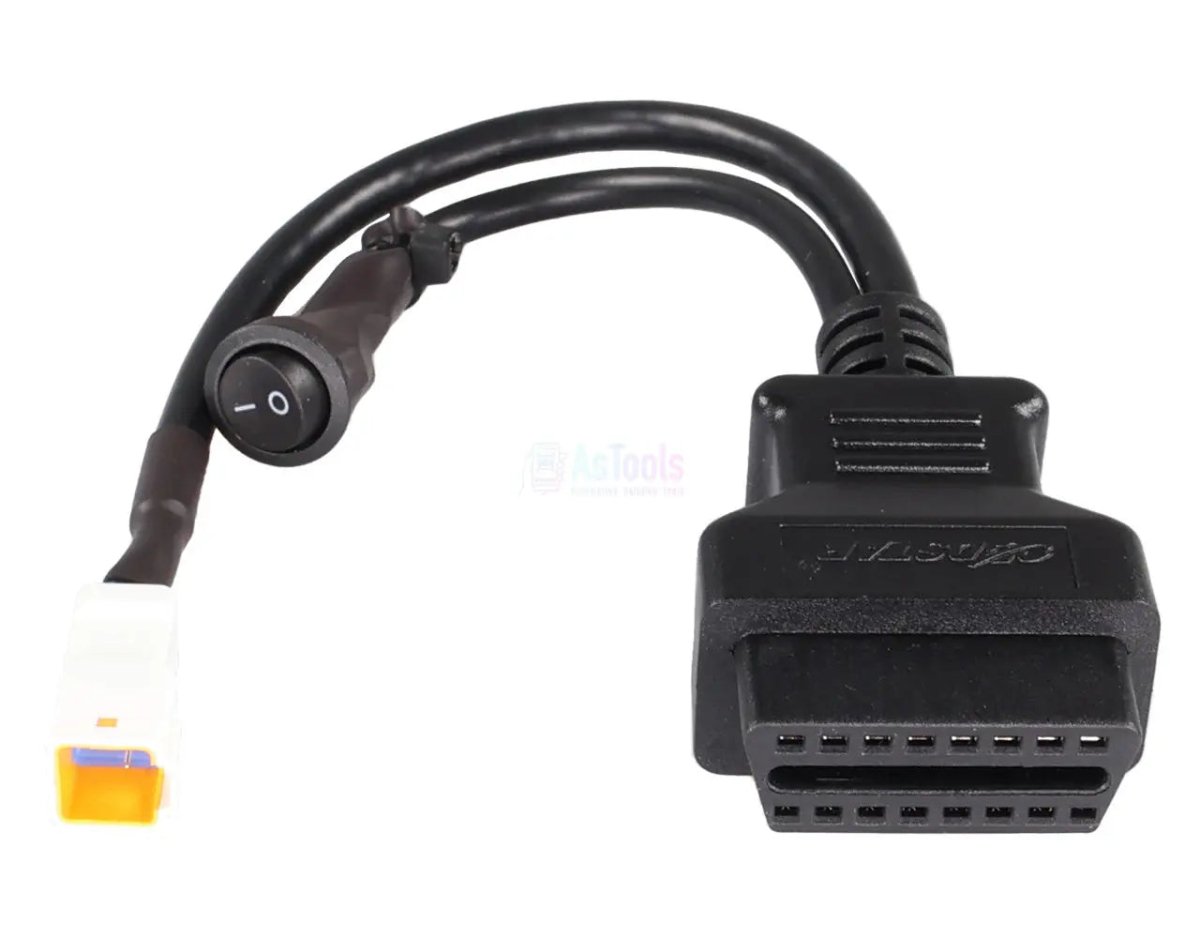 OBDSTAR Moto Morini 8 Pins OBD - 16 Pins OBD2 Verloopkabel Motorfiets
