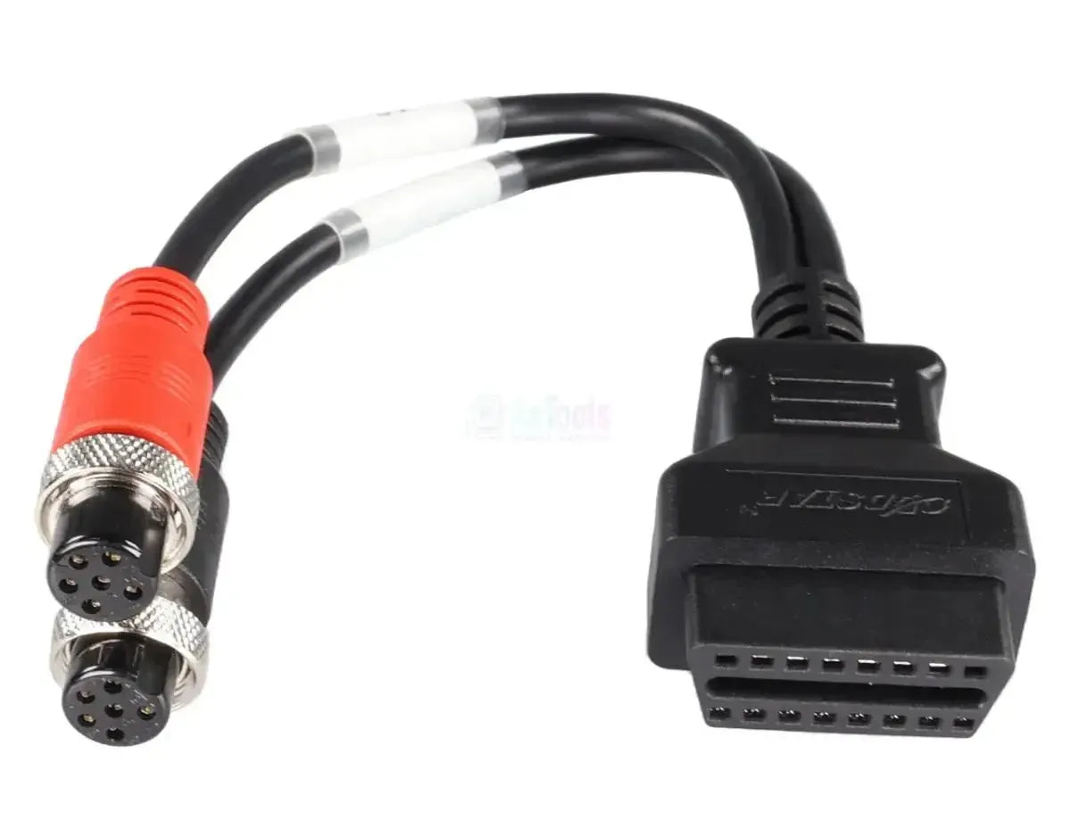 OBDSTAR (M028) | PGO 6+6-poliger OBD – 16-poliger OBD2 Adapterkabel | Motorrad
