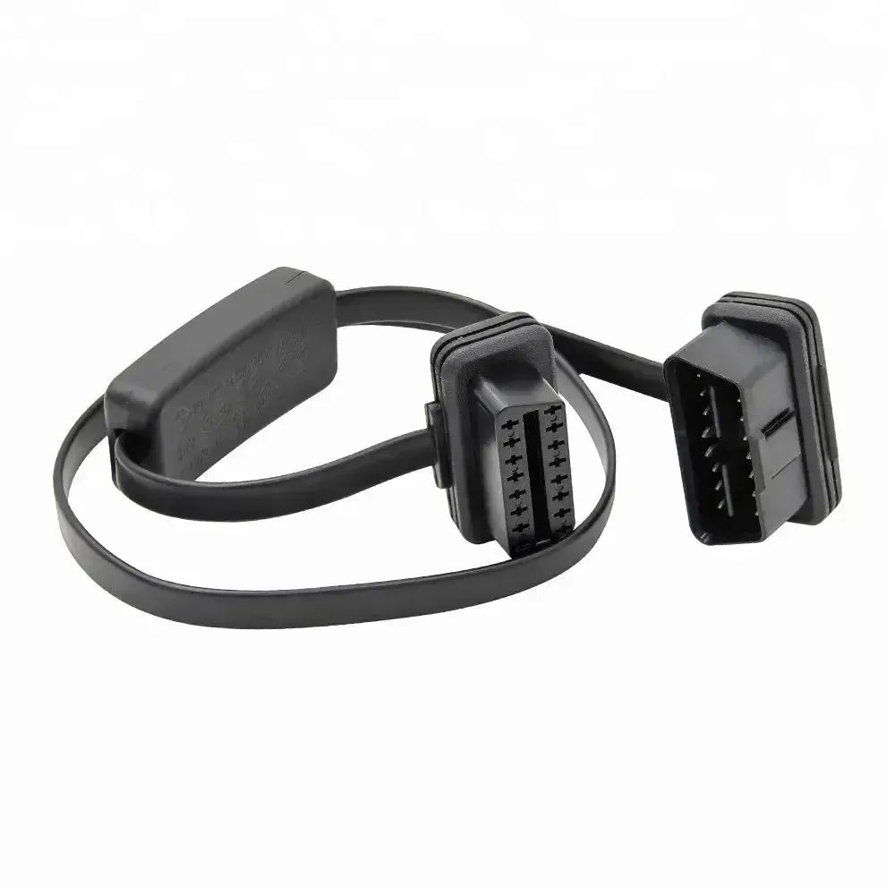 Universell (A0055) | 16-poliges OBD2-Plattenverlängerungskabel mit Schalter (60 cm) | Schnittstelle