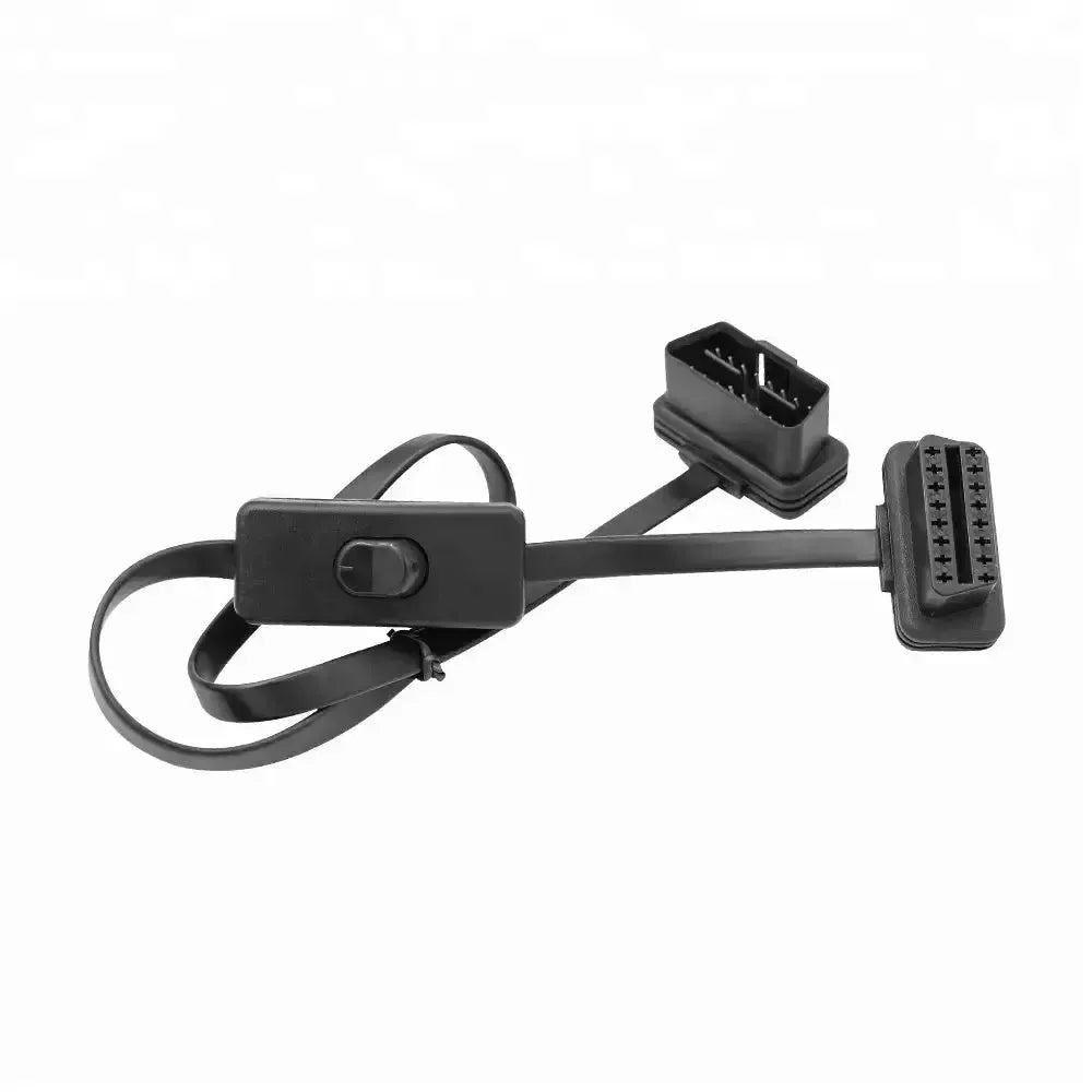 Universell (A0055) | 16-poliges OBD2-Plattenverlängerungskabel mit Schalter (60 cm) | Schnittstelle