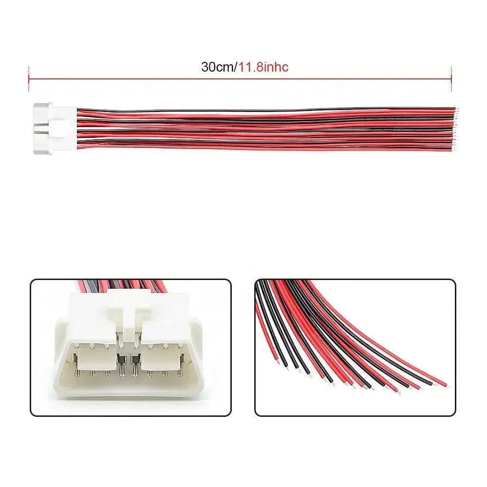 Universeller 16-poliger OBD2-Stecker (Männlich) mit 16 offenen Endkabeln – 30 cm