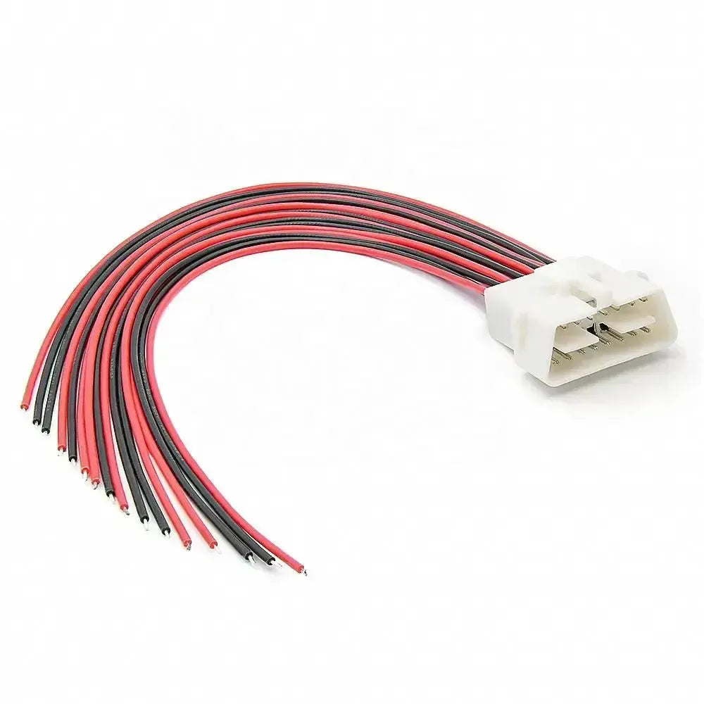 Universeller 16-poliger OBD2-Stecker (Männlich) mit 16 offenen Endkabeln – 30 cm