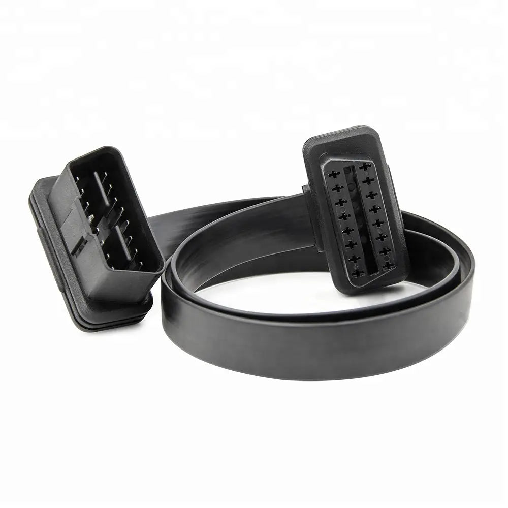 Universele Full 16 Pins OBD2 Platte Verlengkabel 60 cm